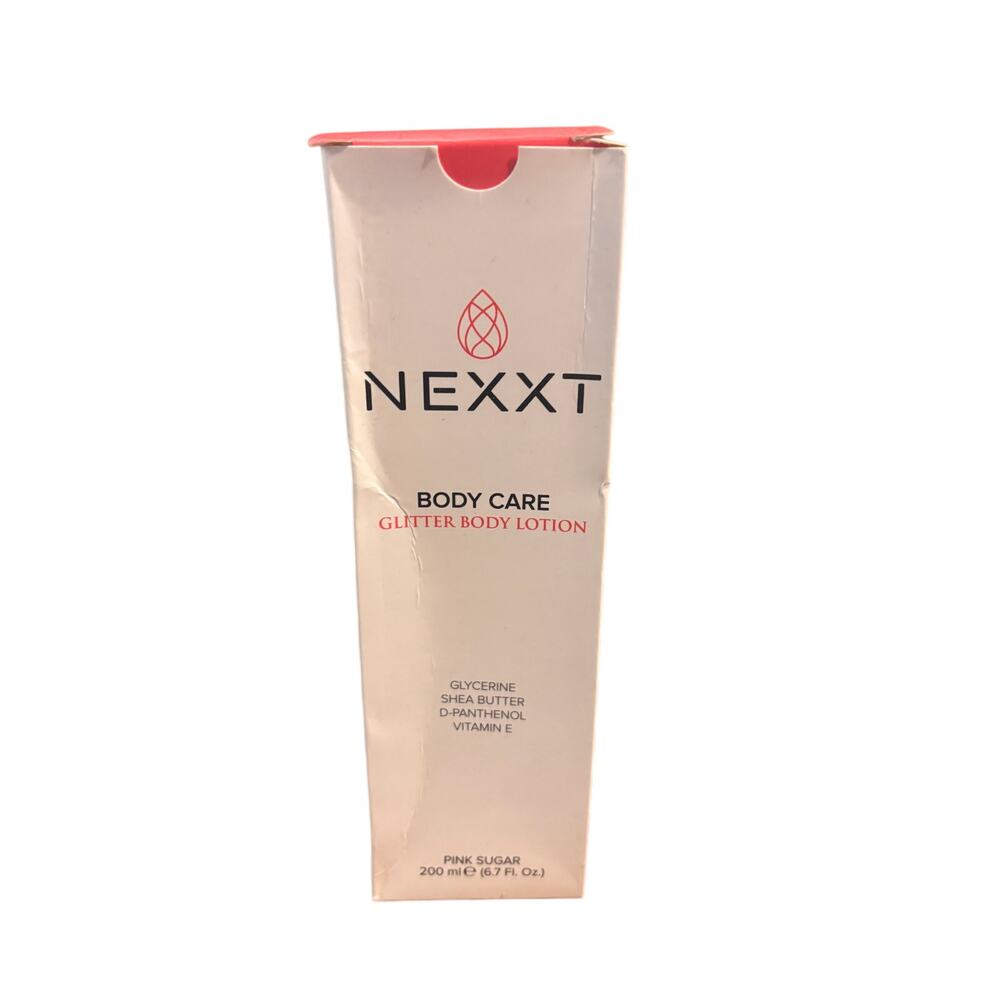Nexxt Body Care Glitter Body Lotion In Pink Sugar 200 mL/6.7‎ fl oz